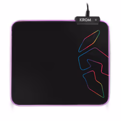 Krom Knout RGB Tappetino per mouse per gioco da computer Nero - Vista aggiuntiva 7