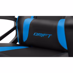 DRIFT DR50 Sedia da gaming per PC Sedia imbottita tappezzata Nero, Blu - Vista aggiuntiva 8