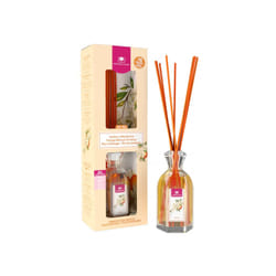 Cristalinas Reed Diffuser 180ml Orange Blossom and Honey diffusore di aromi Flacone di fragranza Argento, Trasparente