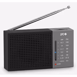 SPC Jetty Lite Portatile Digitale Nero, Grigio