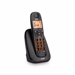 SPC Kairo, Telefono analogico, Cornetta wireless, 30 voci, Identificatore di chiamata, Nero