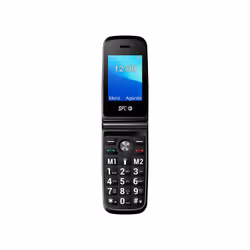 SPC Titan, Clamshell, Doppia SIM, 6,1 cm (2.4"), 0,08 MP, 800 mAh, Nero