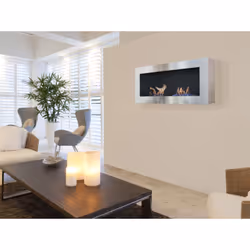 Purline 40131 Interno Caminetto freestanding Etanolo Argento - Vista aggiuntiva 6