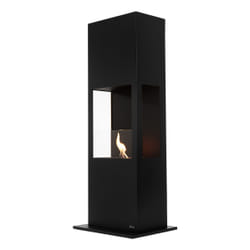 Purline MIMAS camino Interno Caminetto freestanding Etanolo Nero