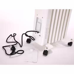 Purline Hoti OR1500 Interno Nero, Bianco 1500 W Riscaldatore ambiente elettrico a olio - Vista aggiuntiva 6