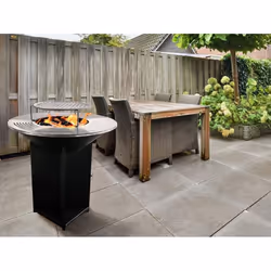 Purline EFP56B barbecue per l'aperto e bistecchiera Caminetto A legna Nero - Vista aggiuntiva 7