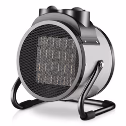Purline HOTI F5000 IND, Riscaldatore industriale senza ventola, 5000 W, Portatile, Metallo, Grigio, AC
