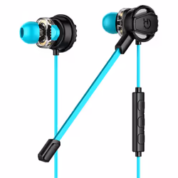 Hiditec Taiko Auricolare Cablato In-ear Gaming Nero, Turchese - Vista aggiuntiva 4
