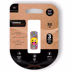 TECH ONE TECH TEC4402-32, 32 GB, USB tipo A, 2.0, 22 g, Multicolore