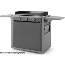 Forge Adour - carrello per plancha grigio - chmaf75