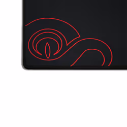 TALIUS Rush Tappetino per mouse per gioco da computer Nero, Rosso - Vista aggiuntiva 4