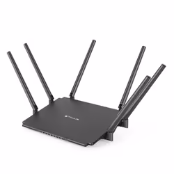TALIUS RT-2100GLAN router wireless Gigabit Ethernet Dual-band (2.4 GHz/5 GHz) Nero - Vista aggiuntiva 3
