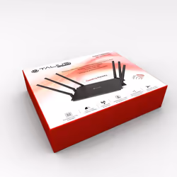 TALIUS RT-2100GLAN router wireless Gigabit Ethernet Dual-band (2.4 GHz/5 GHz) Nero - Vista aggiuntiva 4