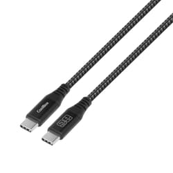 CoolBox COO-CAB-UC-60W Cavo USB USB-C USB 3.2 Gen 2 1,2 m Nero, Argento