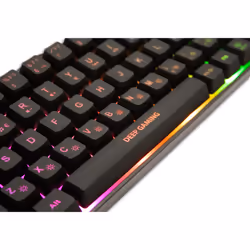 Deep Gaming mini TM065 Tastiera con filo QWERTY Spagnolo retroilluminata compatta gaming Nero - Vista aggiuntiva 4