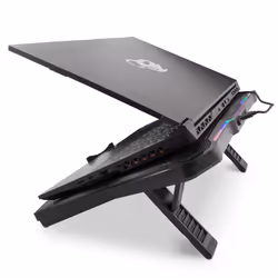 Deep Gaming DG-NCP17-RBW base di raffreddamento per laptop 17.3" 800 Giri/min Nero