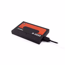 CoolBox SlimChase R-2533 Box esterno HDD/SSD Nero, Rosso 2.5"