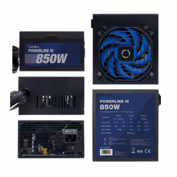 CoolBox Powerline III 850 alimentatore per computer 850 W 20+4 pin ATX ATX Nero - Vista aggiuntiva 3