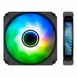 CoolBox Infinity, Ventilatore, 12 cm, 1000 Giri/min, Multicolore
