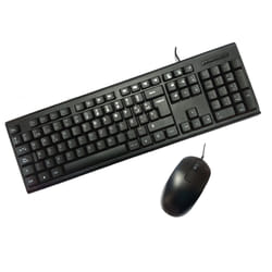 Flytech HK-616 + HM-81 tastiera Mouse incluso Ufficio USB Spagnolo Nero