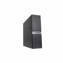 CoolBox COO-PCT450S-BZ, Basso profilo (Slimline - stilizzato), PC, Nero, micro ATX, SGCC, 300 W