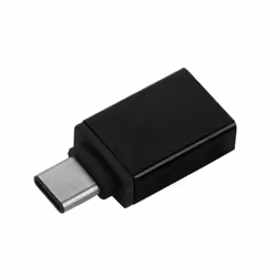 CoolBox COO-UCM2U3A, USB Type-C, USB tipo A, Nero
