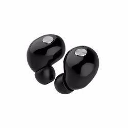 CoolBox COO-AUB-P03BK, Wireless, Musica e Chiamate, Auricolare, Nero