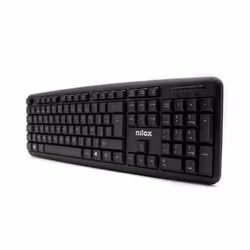 Nilox NXKBE000002 tastiera Universale USB QWERTY Spagnolo Nero - Vista aggiuntiva 2
