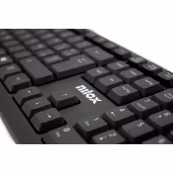 Nilox NXKBE000002 tastiera Universale USB QWERTY Spagnolo Nero - Vista aggiuntiva 3