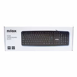 Nilox NXKBE000002 tastiera Universale USB QWERTY Spagnolo Nero - Vista aggiuntiva 6