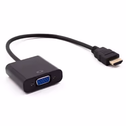 Nilox ADATTATORE HDMI - VGA M/H, 0,15 m, HDMI tipo A (Standard), VGA (D-Sub), Maschio, Femmina, Nero
