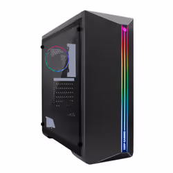 Deep Gaming DGC200, Tower, PC, Nero, ATX, micro ATX, ABS, SPCC, Vetro temperato, Gaming