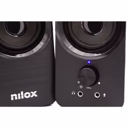 Nilox CASSE ACUSTICHE PC 6W 1-via Nero Cablato 3 W - Vista aggiuntiva 5