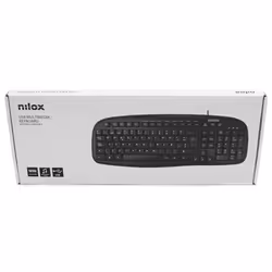 Nilox TECLADO MULTIMEDIA USB ESPANOL tastiera Mouse incluso Universale QWERTY Spagnolo Nero - Vista aggiuntiva 5