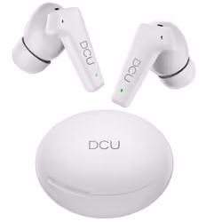 DCU Advance Tecnologic 34152045 cuffia e auricolare Cuffie True Wireless Stereo (TWS) A clip Musica e Chiamate Bianco - Vista aggiuntiva 4