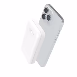 DCU Advance Tecnologic 34155008 batteria portatile Litio 5000 mAh Carica wireless Bianco