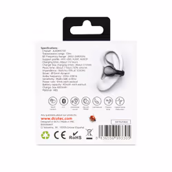 DCU Advance Tecnologic 34152060 cuffia e auricolare Cuffie Wireless A clip USB tipo-C Bluetooth Base di ricarica Nero - Vista aggiuntiva 4