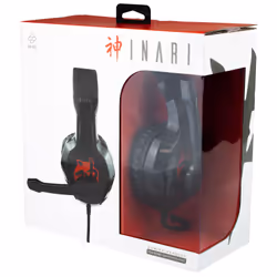 FR-TEC FT2001 cuffia e auricolare Cablato A Padiglione Gaming Nero, Rosso