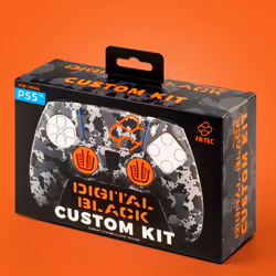 FR-TEC PS5 CUSTOM KIT DIGITAL BLACK Régler - Vista aggiuntiva 5