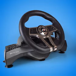 FR-TEC Hurricane MKII Nero Sterzo + Pedali Nintendo Switch, PC, PlayStation 4, Playstation 3 - Vista aggiuntiva 7
