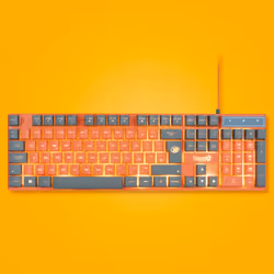 FR-TEC PC Dragon Ball Super PACK Keyboard + Mouse + Mousepad tastiera Mouse incluso Gaming USB Grigio, Arancione - Vista aggiuntiva 4