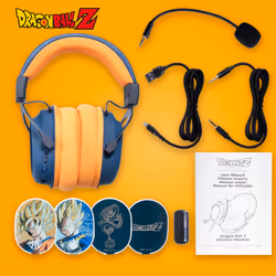 Blade DB2001 cuffia e auricolare Con cavo e senza cavo A Padiglione Gaming USB tipo-C Bluetooth Nero, Grigio, Arancione - Vista aggiuntiva 7