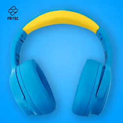 FR-TEC LT2001 cuffia e auricolare Con cavo e senza cavo A Padiglione Musica/Giornaliera Blu - Vista aggiuntiva 5