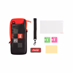 Indeca PW032 custodia per console portatile Custodia a tasca Nintendo Nero, Rosso - Vista aggiuntiva 3