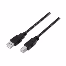 AISENS A101-0008, 4,5 m, USB A, USB B, USB 2.0, Nero
