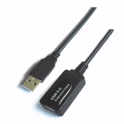 AISENS A101-0020, 15 m, USB A, USB A, USB 2.0, Nero