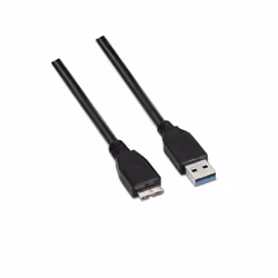 AISENS A105-0044, 2 m, USB A, Micro-USB B, USB 3.2 Gen 1 (3.1 Gen 1), 5 Gbit/s, Nero