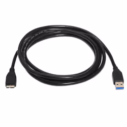 AISENS A105-0044 cavo USB USB 3.2 Gen 1 (3.1 Gen 1) 2 m USB A Micro-USB B Nero