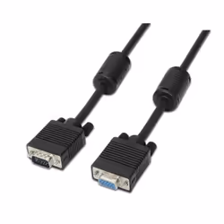 AISENS A113-0079, 3 m, VGA (D-Sub), VGA (D-Sub), Maschio, Femmina, Nero