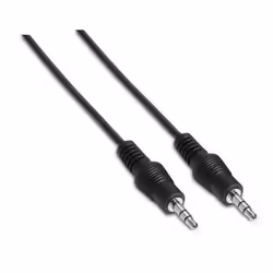 AISENS A128-0141, 3.5mm, Maschio, 3.5mm, Maschio, 0,3 m, Nero